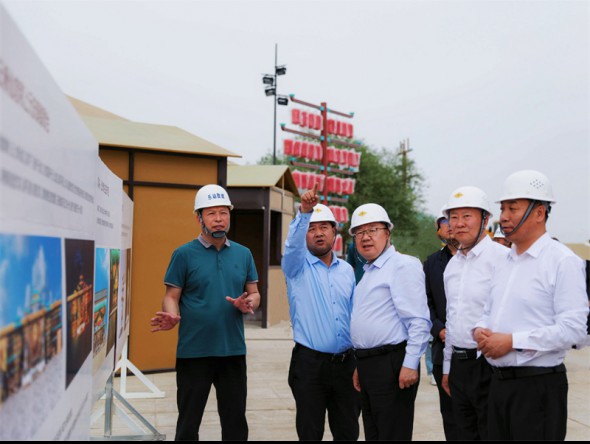 甘肅省文化和旅游廳黨組成員、副廳長(zhǎng)萬學(xué)科一行調(diào)研樂動(dòng)敦煌-文旅產(chǎn)業(yè)綜合體項(xiàng)目建設(shè)情況
